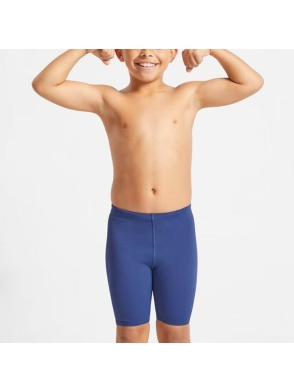 Iswim Youth Size 28 NEW Navy Blue Essential Solid Jammer Competitive Swim Shorts